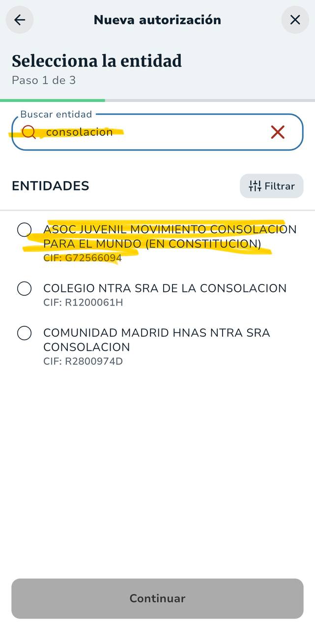 Buscar y seleccionar MCM